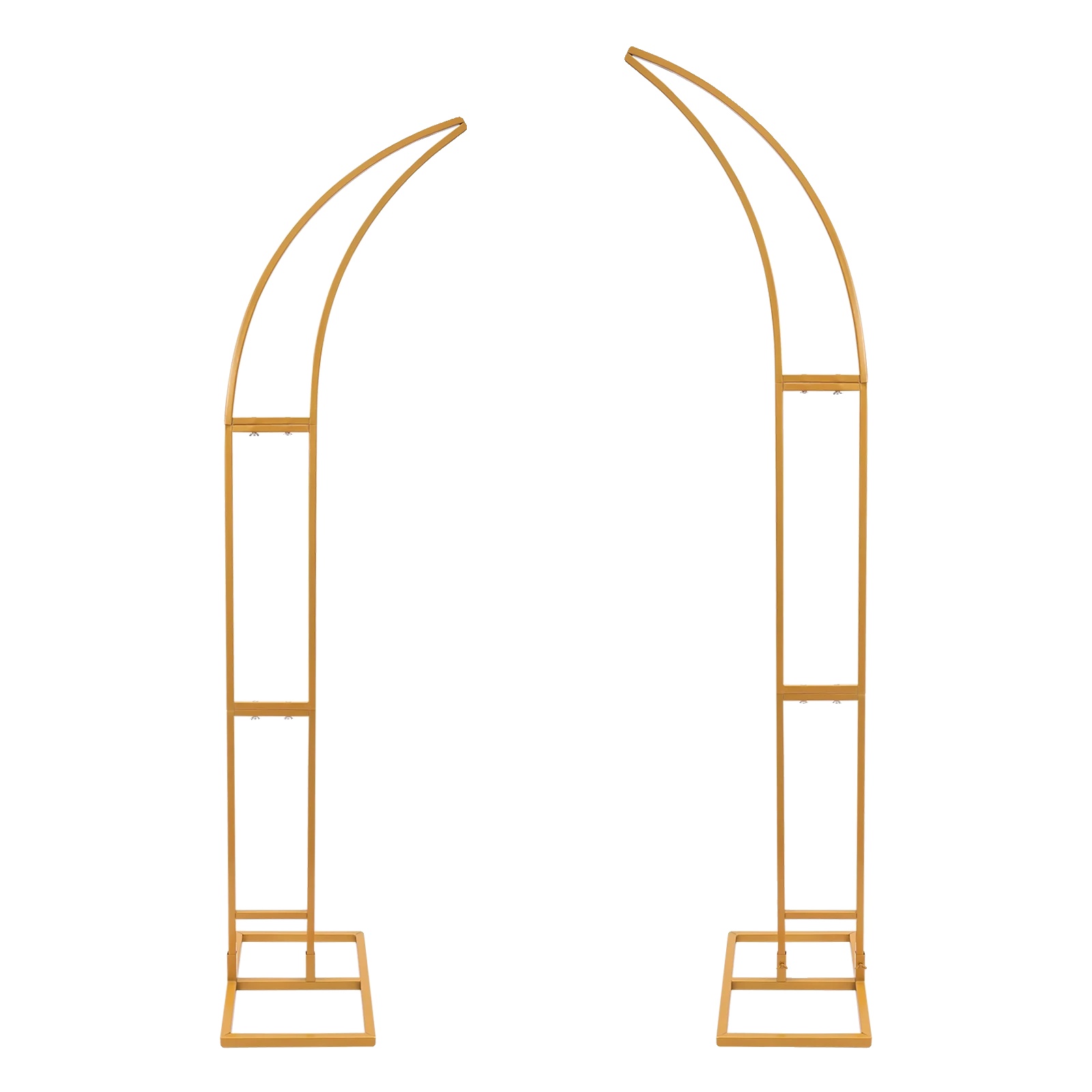 Hochzeitsbogenständer, Modernes Design, Freistehend, Gold, S