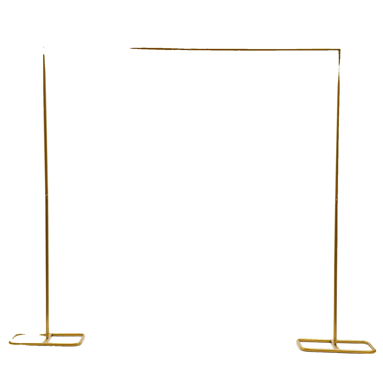 Hochzeitsbogen, Abnehmbarer Blumenständer, Einschließlich Ballonständer, M, Gold
