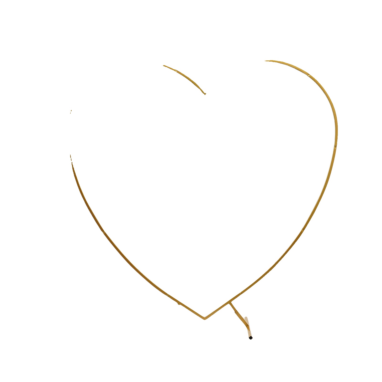 Arch Rack, Herzdesign, Robuste Konstruktion, M, Gold