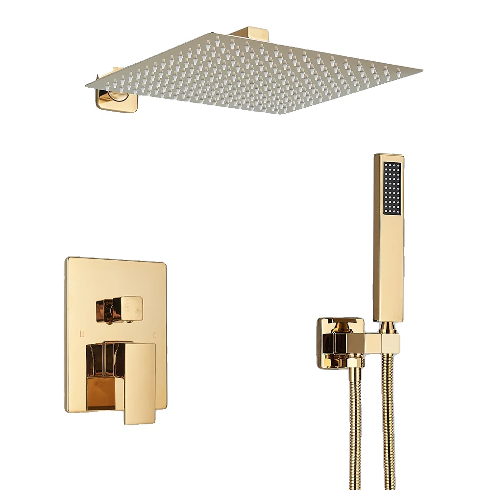Duscharmatur, Regenbrause, Dualsteuerung, 12inch 2ways