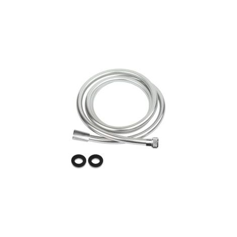 1,5 M Langer, Flexibler Duschschlauch, Silberner Pvc-duschschlauch, Duschschlauch, Duschschlauch, Standard-1/2-zoll-messinganschluss, Knickfest, Explosionsgeschützt