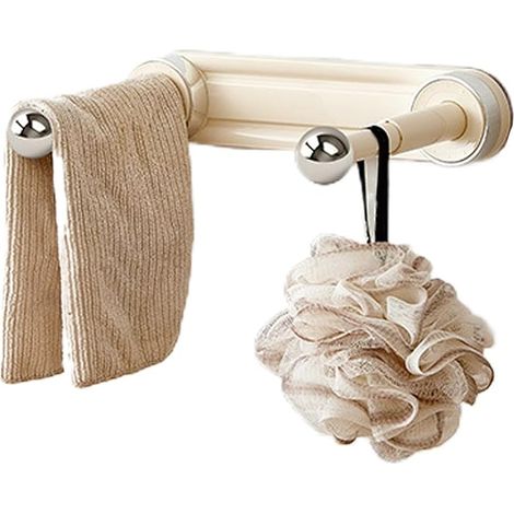 Ablage Mit Saugnapf, Modulare Kleiderstange, Haken Mit Saugnapf, Vielseitiger Handtuch- Und Bademantelhalter, Silberfarben, Verschiebbarer Eckkorb, Deckenorganizer Für Pullover Und Hosen