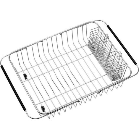 Abtropfkorb – Zum Abtropfen Von Töpfen, Pfannen Und Tellern, 1 Set, Silberfarben, 39 X 28 X 13 Cm
