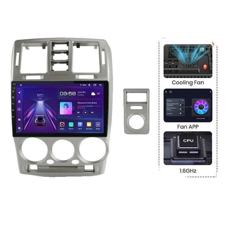 Auto-multimedia-system, Bildschirmgröße, Kompatibel Mit Hyundai Getz 2002-2006, V1 Plus (4g 64g)