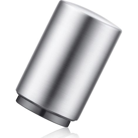 Flaschenöffner (silber), 1 Automatischer Flaschenöffner Aus Edelstahl, Nicht Scheuernd, Kompakt Und Tragbar Mit Druckmechanismus, Geeignet Für Hausbars, Picknicks, Camping Und