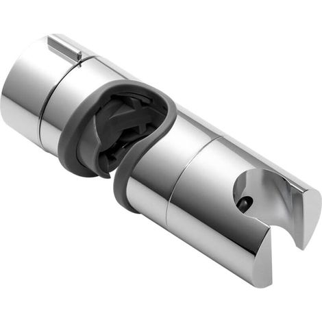 Gleitstangen-duschkopfhalterung - Außendurchmesser 18-38 Mm - 360-grad-drehung, Höhenverstellbar - Silber (1 Stück)