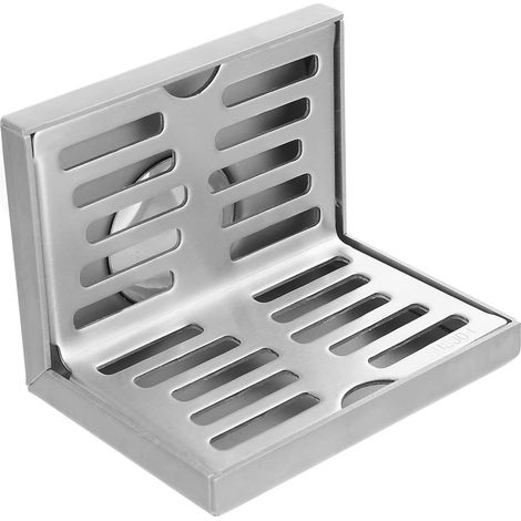 Leckage An Der Bodenwand, Duschablauf Aus Edelstahl, Eckleckage Am Balkon, Horizontaler L-förmiger Ablauf – Badezimmerzubehör, Silberner Bodenfilter