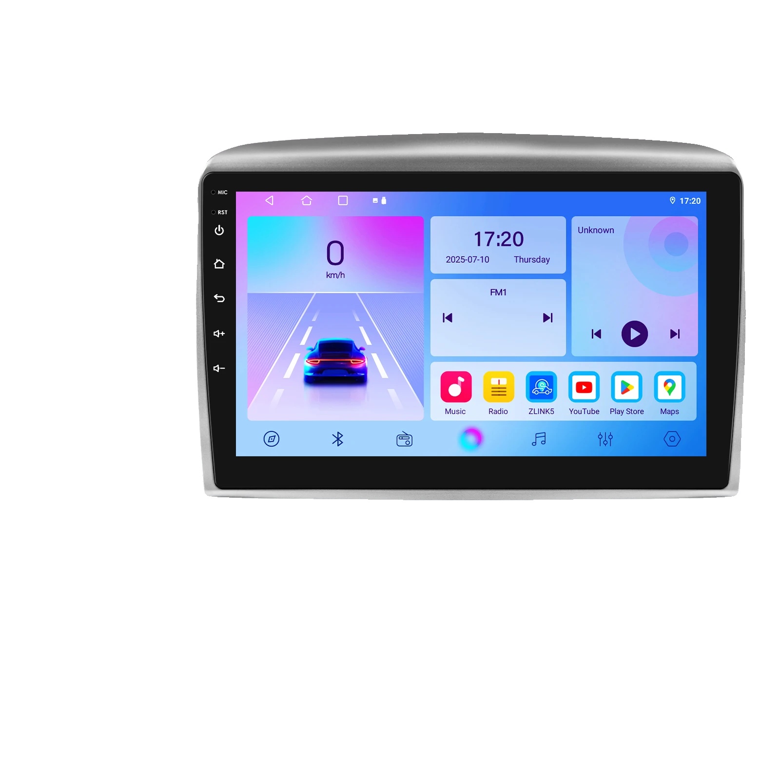Auto-multimedia-system, Touchscreen, Smartphone-kompatibilität, Kompatibel Mit Lancia Ypsilon 2006-2011, T0 (4core 1g 16g)