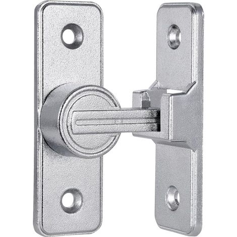 Scheunentorriegel, 90-grad-kippriegel – Geeignet Für Garten, Außenbereich Und Garage (silber), 1 Set