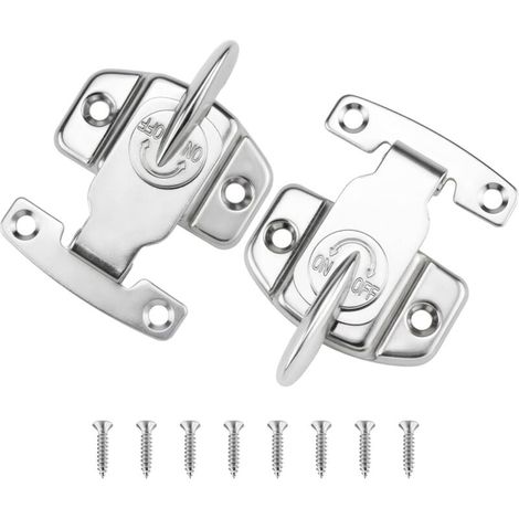 Schloss Für Esstische – Geeignet Für Esstische, Schranktüren, Schubladen, Schränke Usw. – 2er-set, Silberfarben