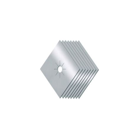 Set Mit 8 Gasherd-schutzmatten – Hitzebeständige Aluminiummatten – 0,2 Mm Dick – Silber