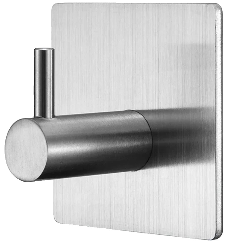 Selbstklebender Haken, Edelstahl, Hohe Tragfähigkeit, 1 Stück