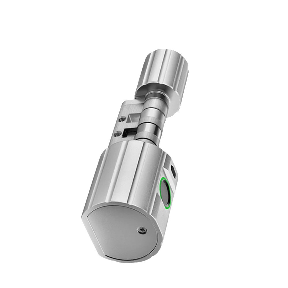 Smartes Türschloss, Fingerabdruckzugang, App-steuerung, 60mm-silber