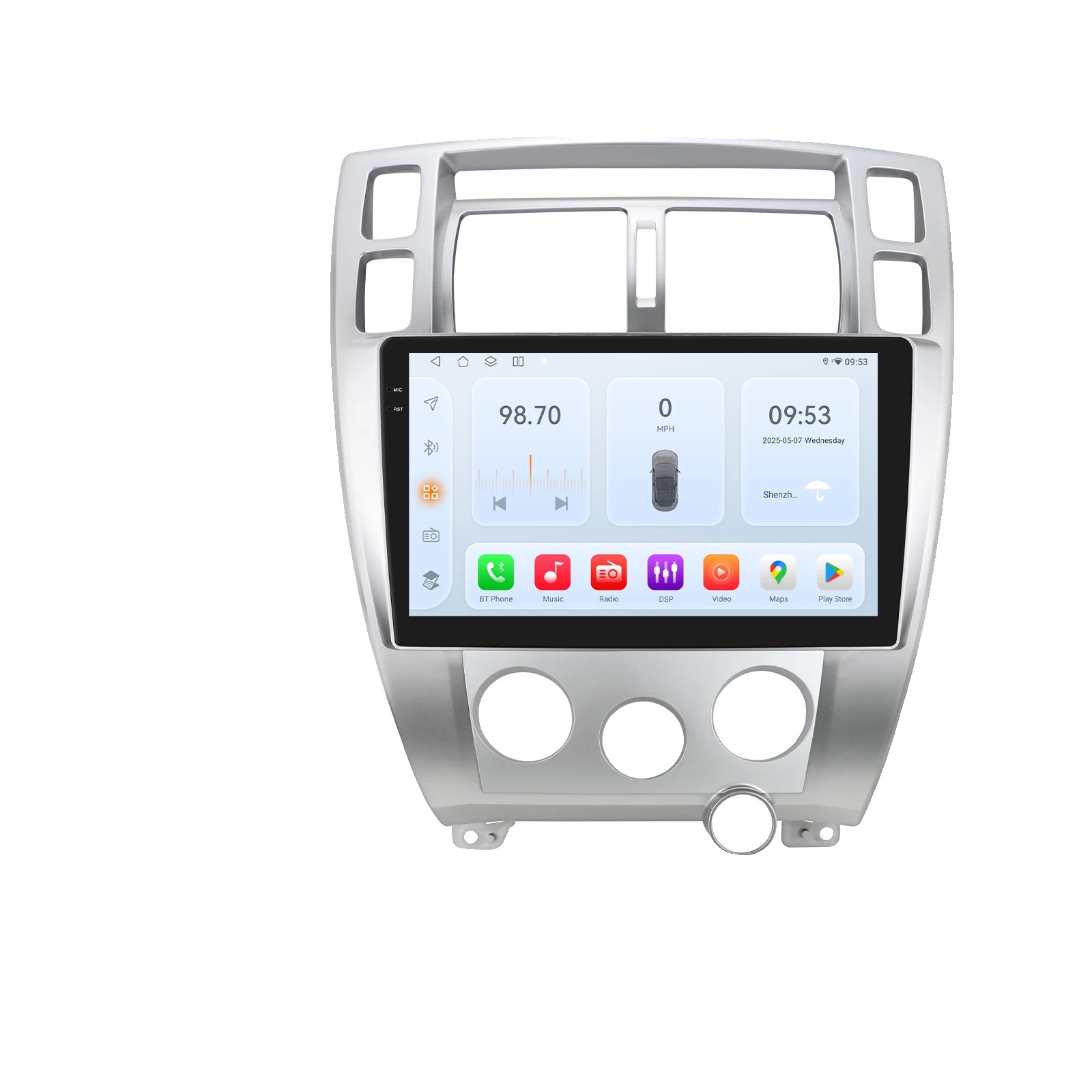 Autoradio, Smartphone-kompatibilität, Navigationssystem, Kompatibel Mit Hyundai Tucson 2004 - 2009, Qs4 A