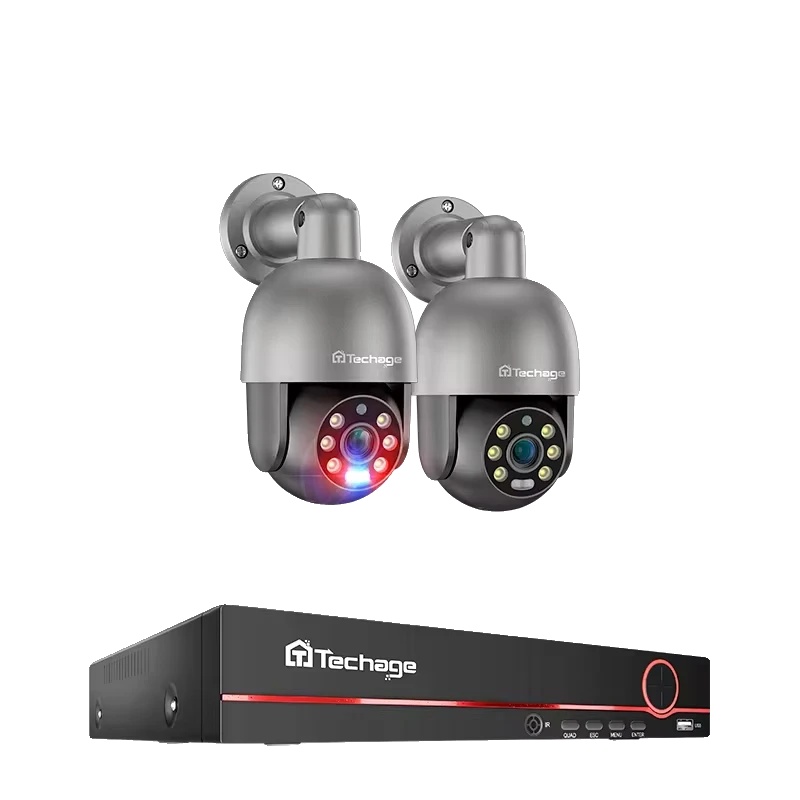 Sicherheitskamerasystem, 8mp Auflösung, Zwei-wege-audio, 8ch Nvr 2 Stück Kamera 5mp, 3t（outdoor-sport）-a, Eu-stecker-d