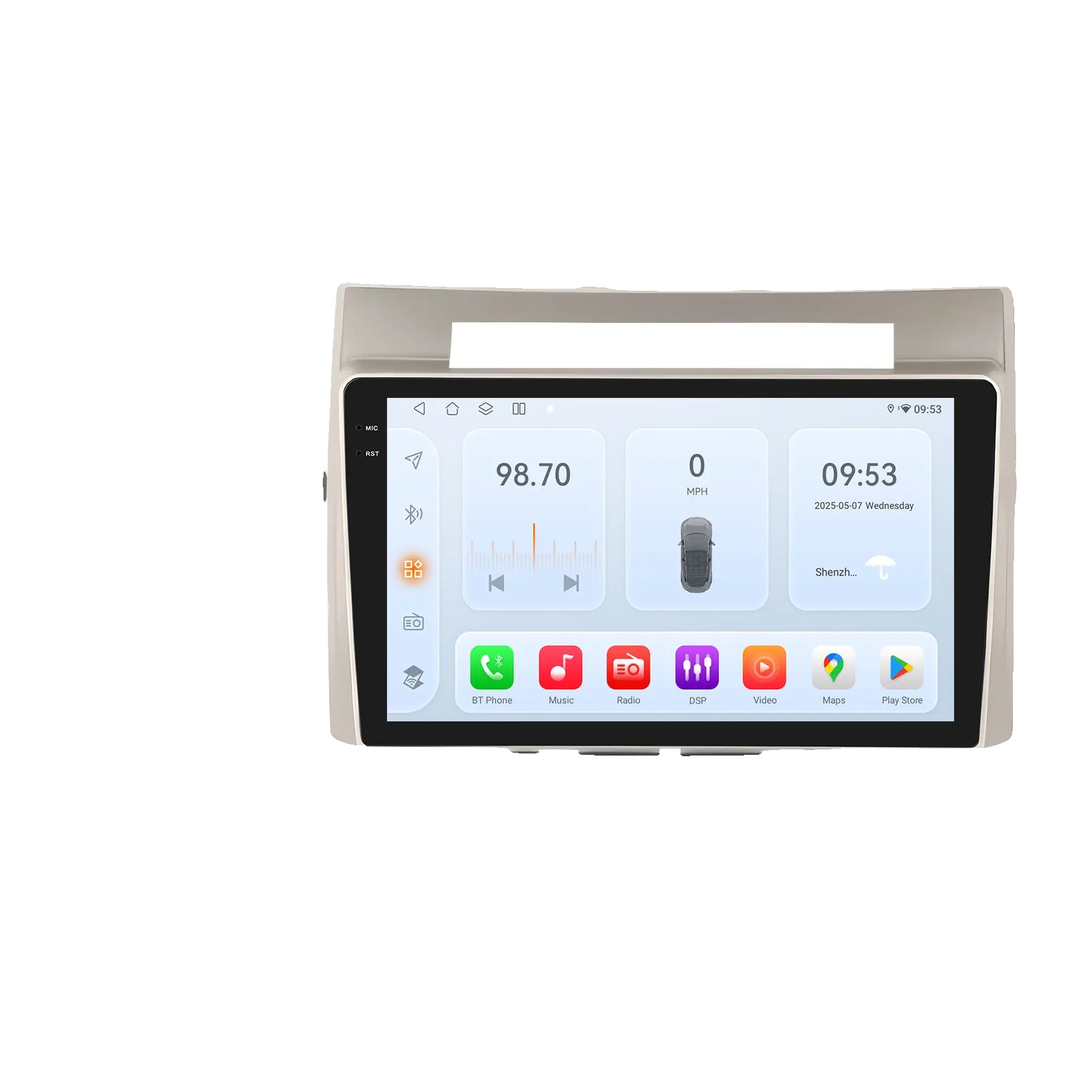 Autoradio, Sprachsteuerung, Multimedia-player, Kompatibel Mit Toyota Corolla Verso Ar10 2004-2009, Qs6-4g 8core-6g 64g
