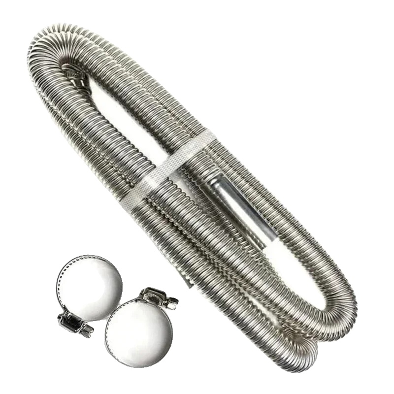 Auspuffrohr, Edelstahl, Vielseitige Kompatibilität, Pyg-300cm
