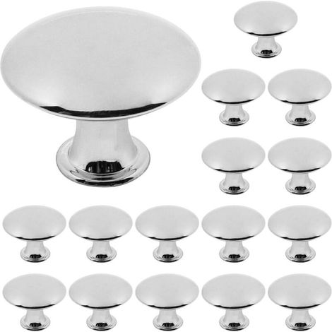 Vintage-möbelgriffe – Für Schränke Und Schubladen – 16 Stück – Silber – 30 Mm