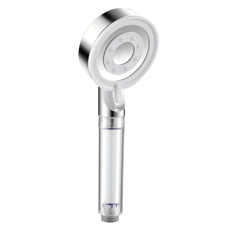 Duschkopf, Verstellbar, 5 Modi, Wassersparendes Design, Silber