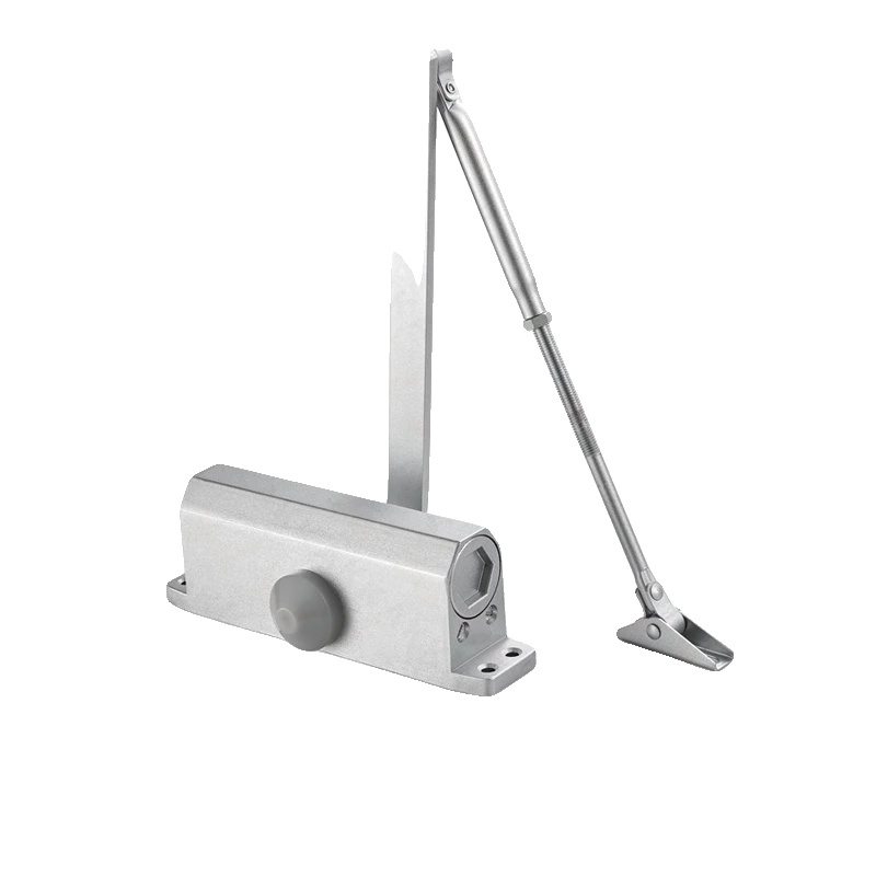 Türschließer, Hydraulisch Verstellbar, 80 Kg Tragfähigkeit, Positionierung Silber L