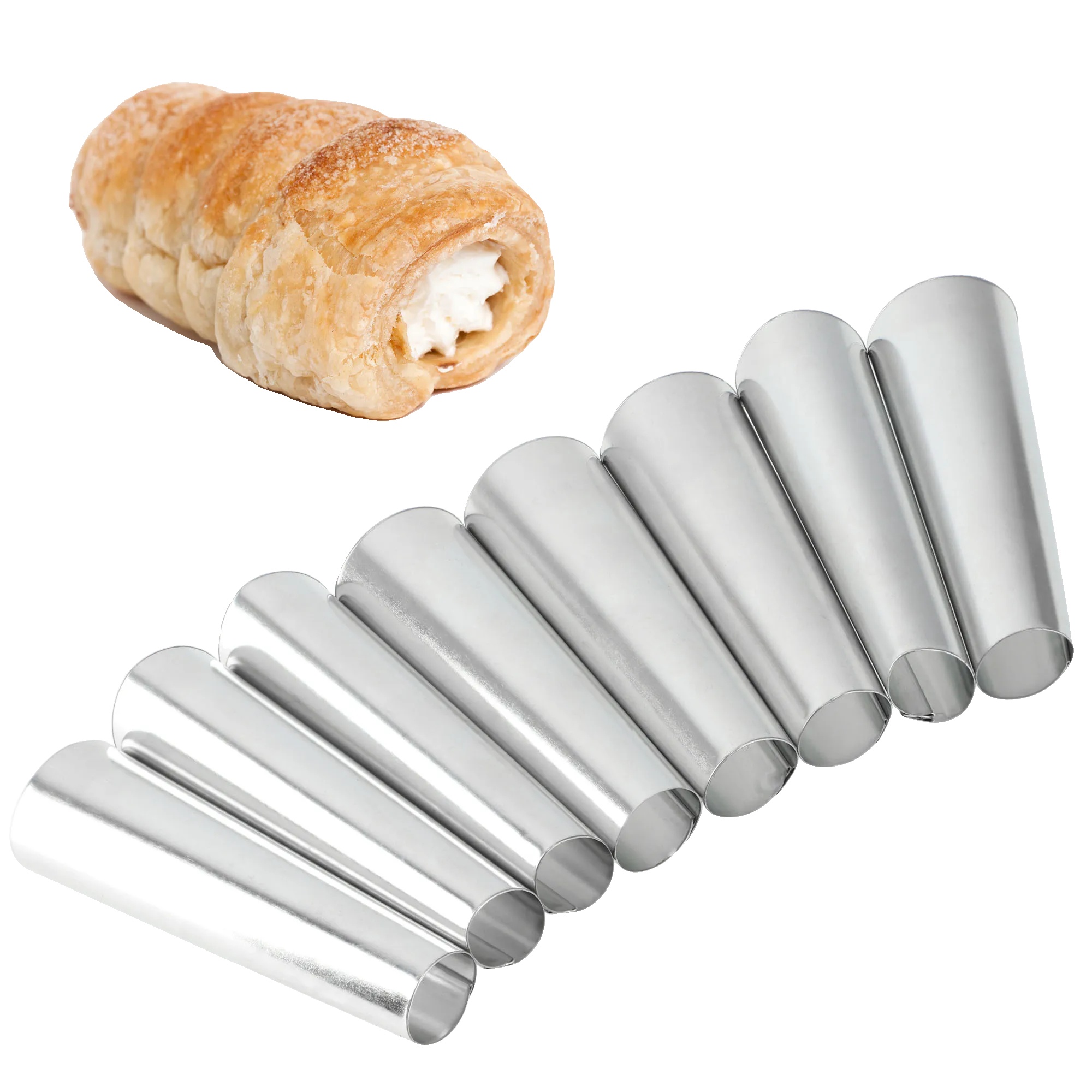 Kuchenformen, Langlebiger Stahl, Leicht Zu Reinigen, Silber