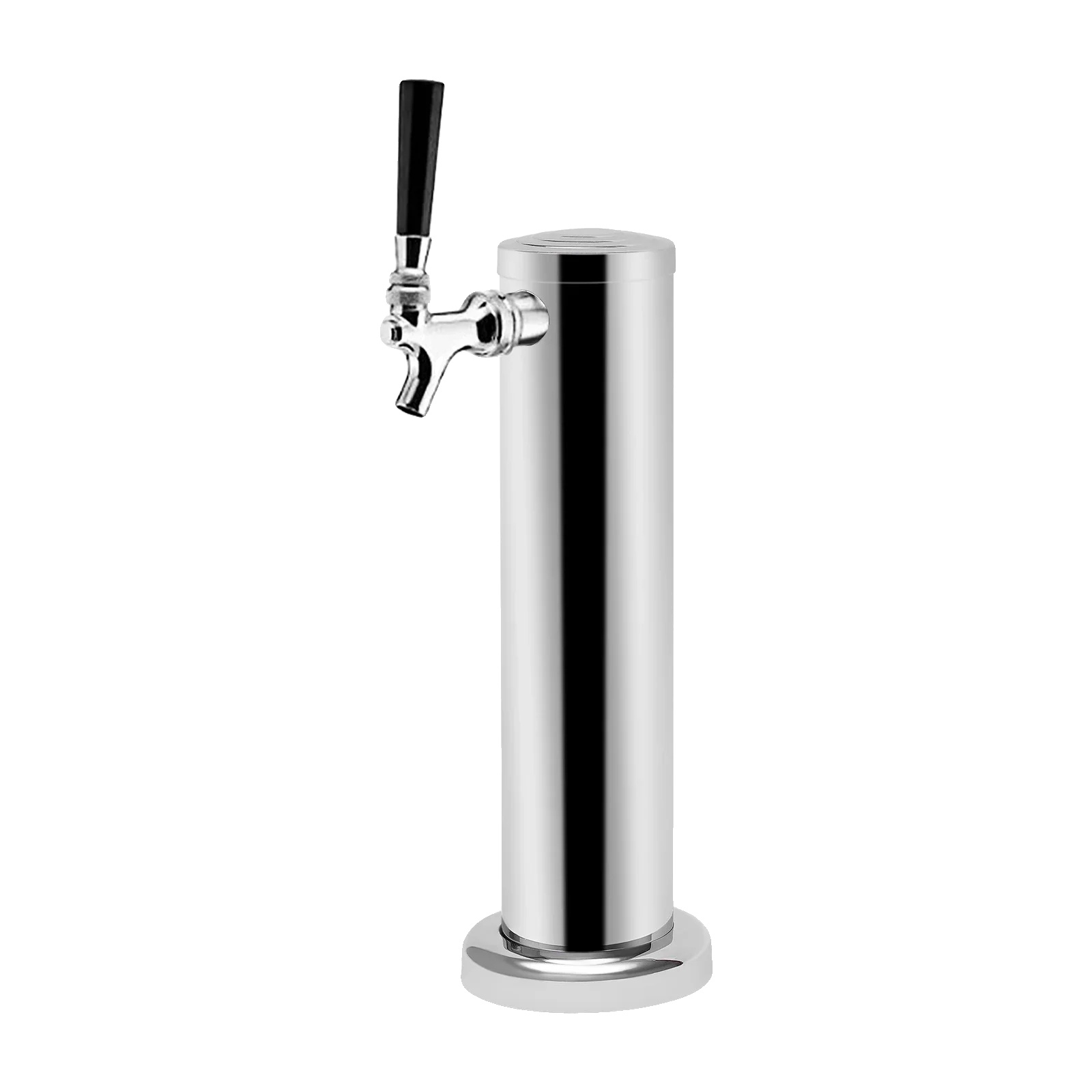 Bierausgabe, Edelstahl, Einzelhahn-design, Silber