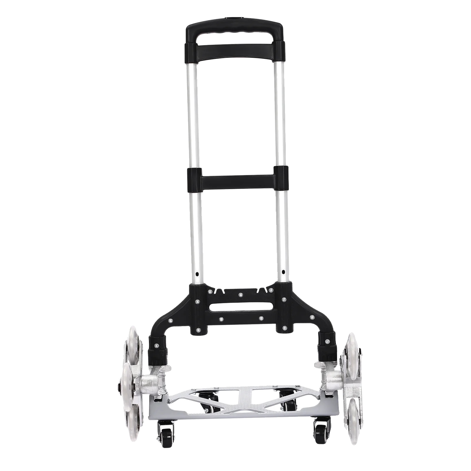 Kletterhandwagen, Aluminiumlegierung, Entfaltet Größe: 48cm X 6cm X 106cm, Gefaltet Größe: 39cm X 15cm X 61cm, Tragfähigkeit: 70kg, Verstellbare