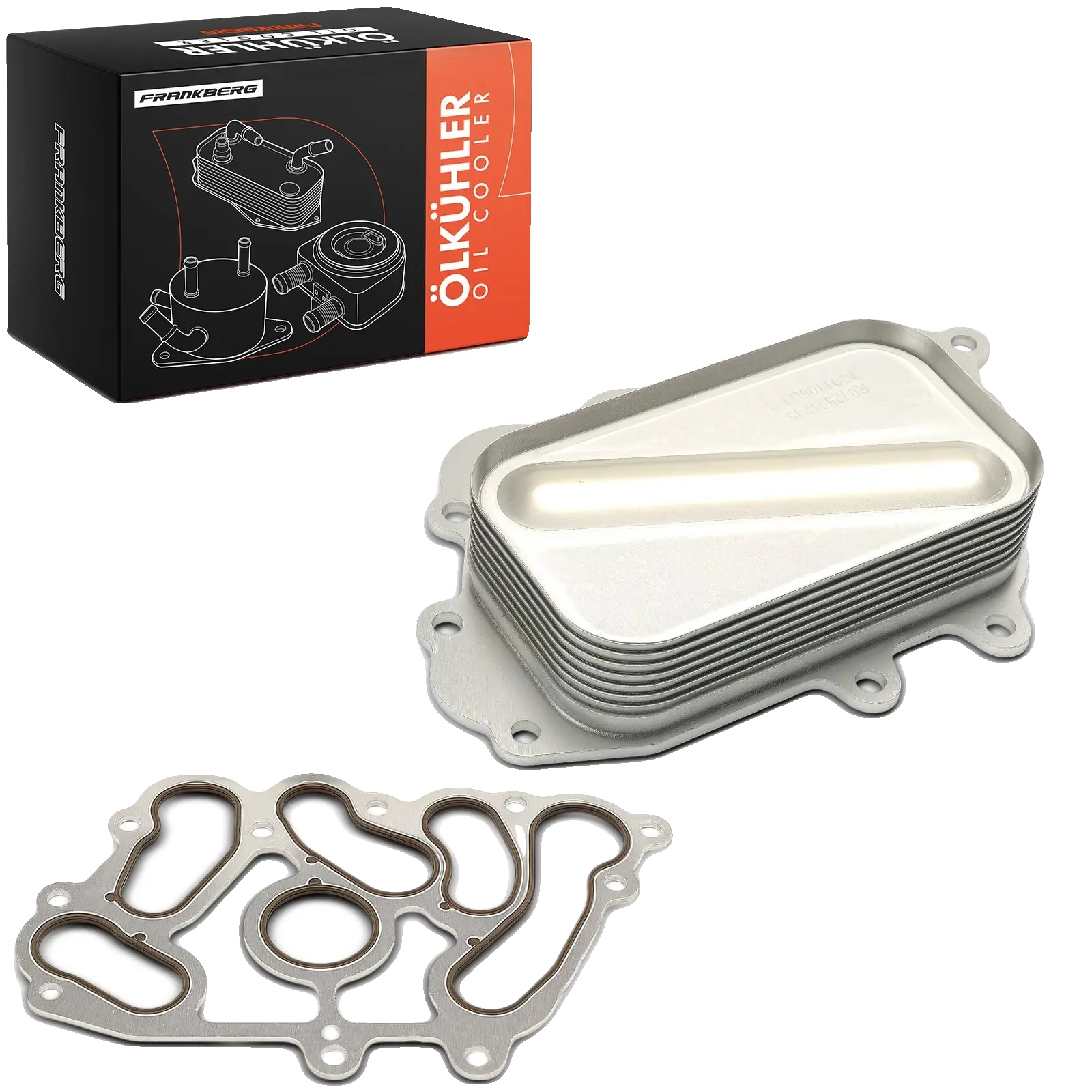 Ölkühler, Aluminium, 40cm X 25cm X 10cm, Kompatibel Mit Mercedes-benz A-klasse W169, Kompatibel Mit Mercedes-benz B-klasse W245, Wassergekühlt