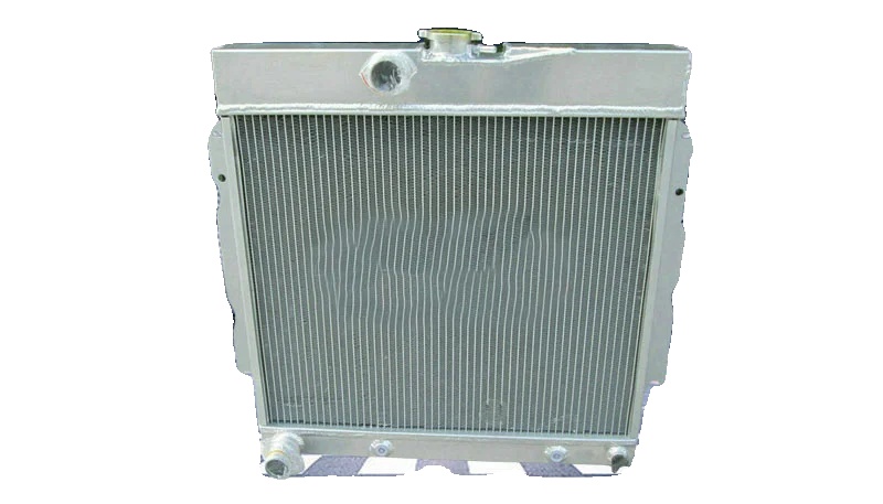 Kühler, Aluminium, Kernmaß 538mm X 460mm X 42mm, Gesamtmaß 654mm X 600mm X 146mm, Einlass/auslass Durchmesser 38mm, 3-reihen-design