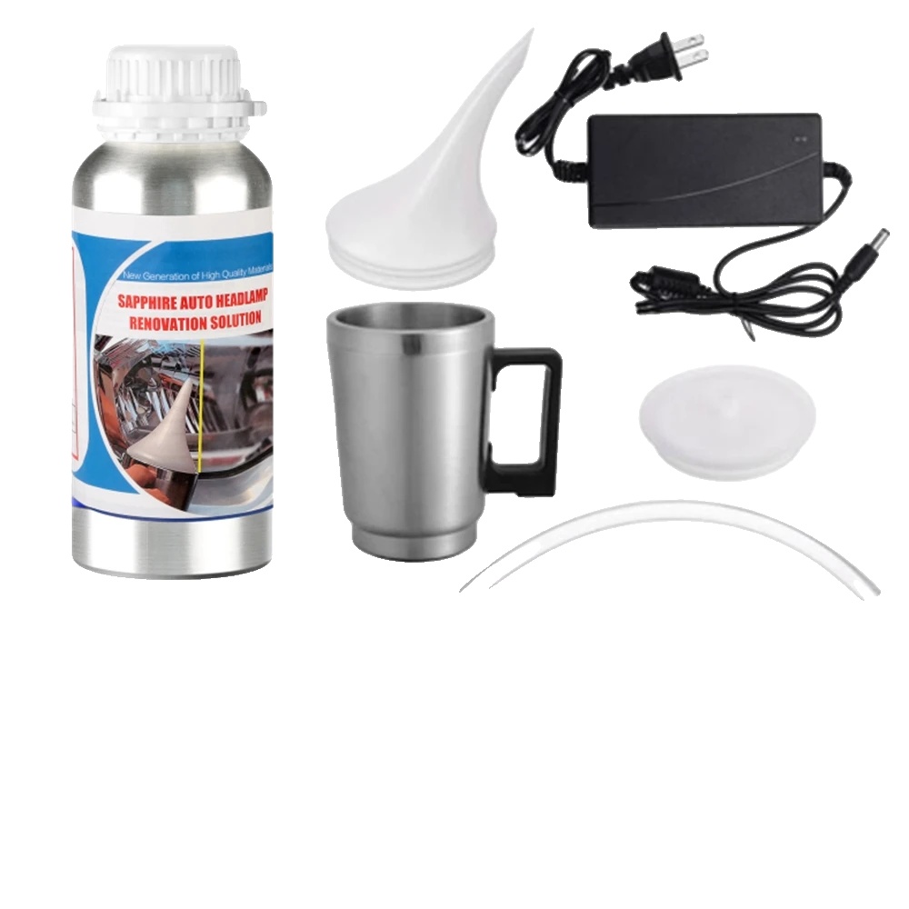 Scheinwerfer-restaurierungsset, 800 Ml Volumen, Flüssigpolymer, Geeignet Für Automobil-scheinwerfer, Schnelle Anwendung, Verbesserte Sichtbarkeit
