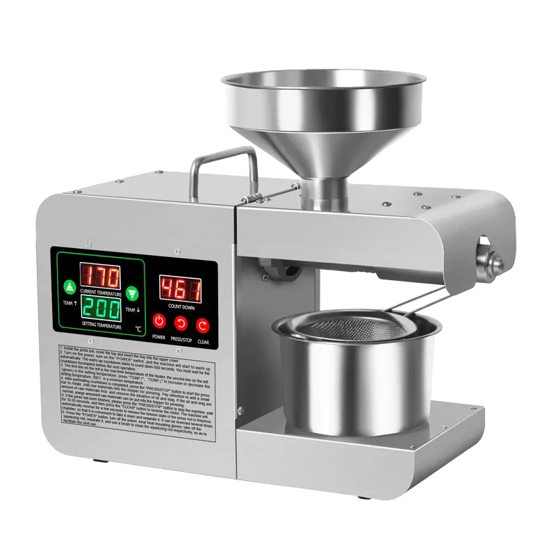 Ölpressmaschine, Automatisch, Edelstahl, X8s, Eu