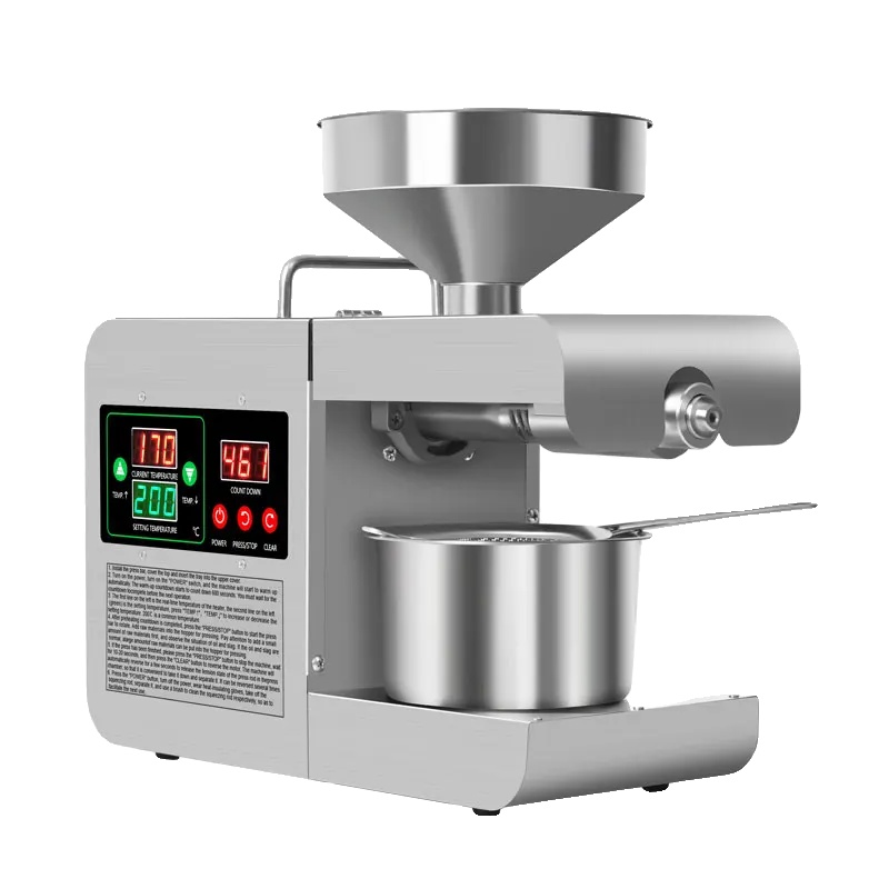 Ölpressmaschine, Intelligente Temperaturregelung, Edelstahlkonstruktion, X8s, Eu