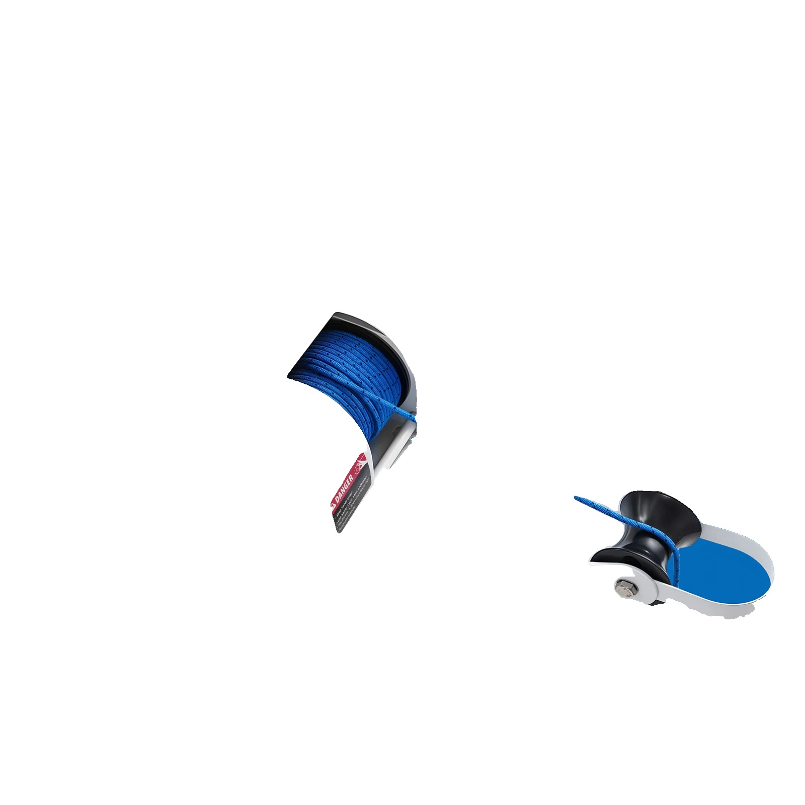 Elektrische Ankerwinde, Funkfernbedienung, Wasserdichtes Design, Silber