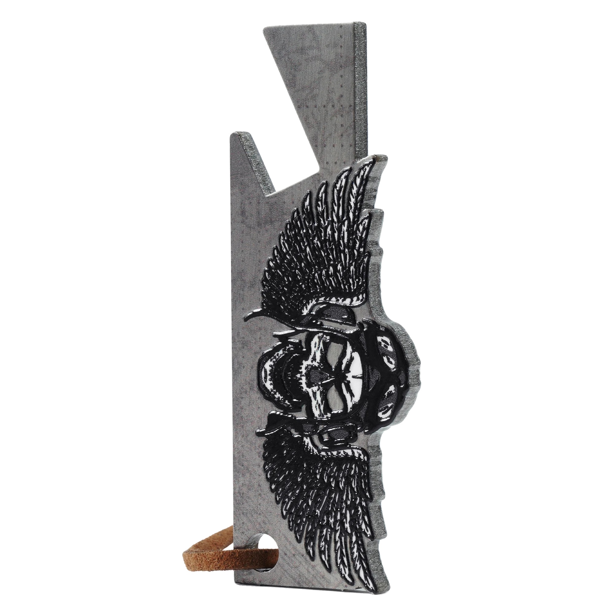 Flaschenöffner, Metall, 14 Cm, 90 G, Kompatibel Mit Standard-flaschenverschlüssen, Totenkopf-design