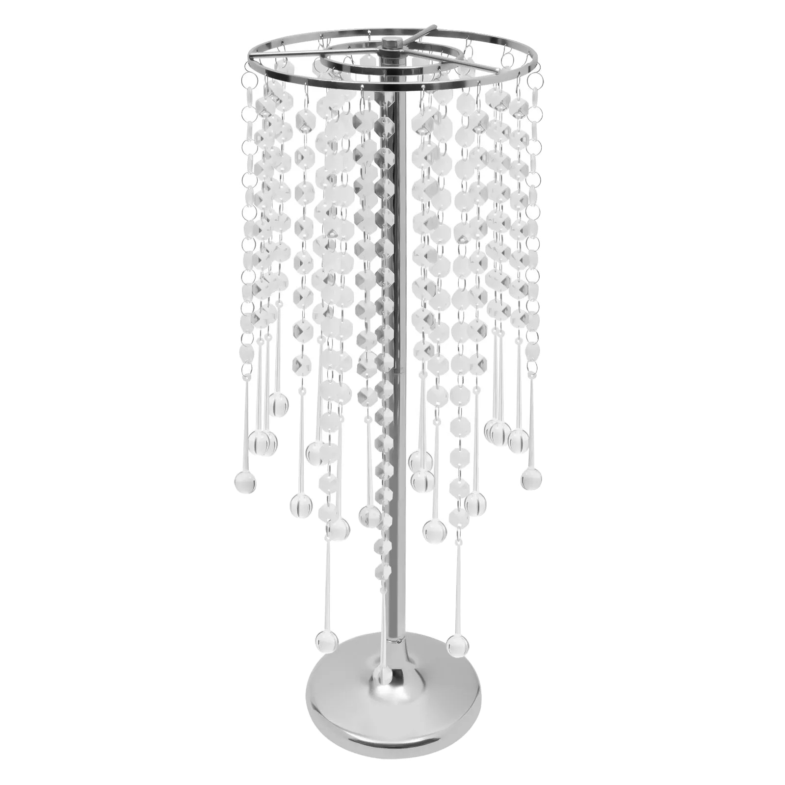 Kristallblumenständer, Langlebige Materialien, Elegantes Design, Silber