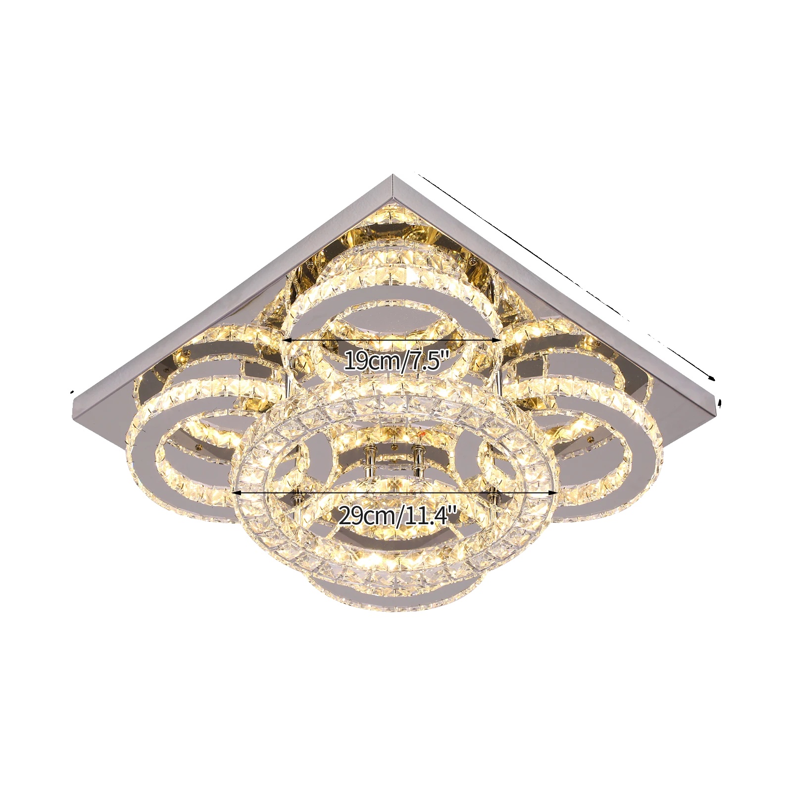 Deckenlampe, Fernbedienung, Modernes Design, 3mfy5-wj, Dimmbare Fernbedienung