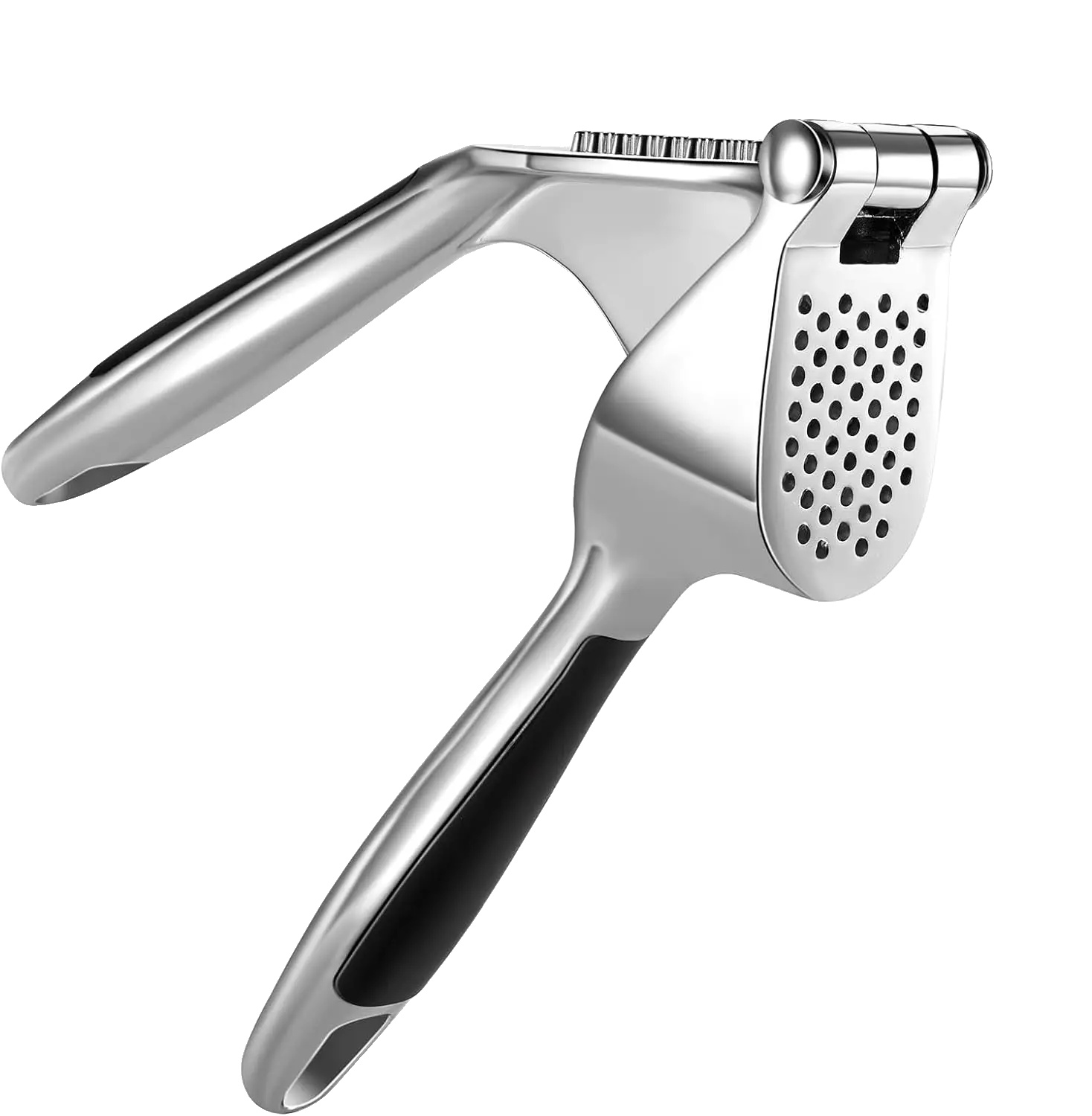 Knoblauchpresse, Ergonomischer Griff, Leicht Zu Reinigen, Silber
