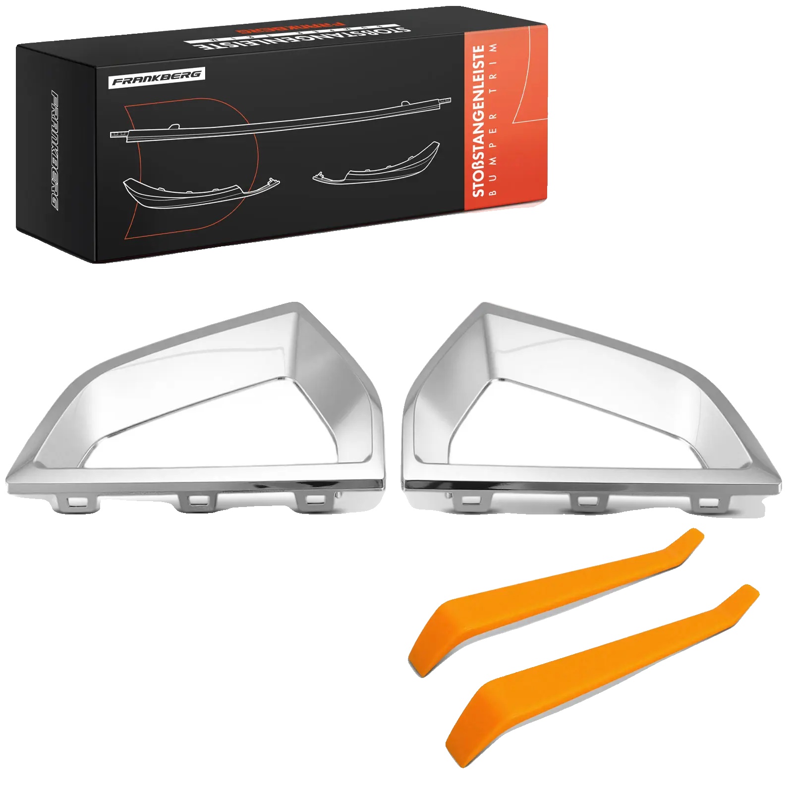 Stoßfänger Trim, Abs-material, Frontinstallation, Kompatibel Mit Der Luxus-limousine Serie F90 G30, Elektroplattierte Oberfläche, Oem-nummern