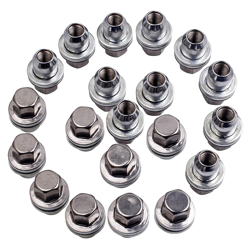 Radschraubensatz, Hochfester Legierungsstahl, 19 Mm Durchmesser, M12 X 1,5 Gewindegröße, Kompatibel Mit Range Rover Sport 2005-2013, Discovery 3/4/5