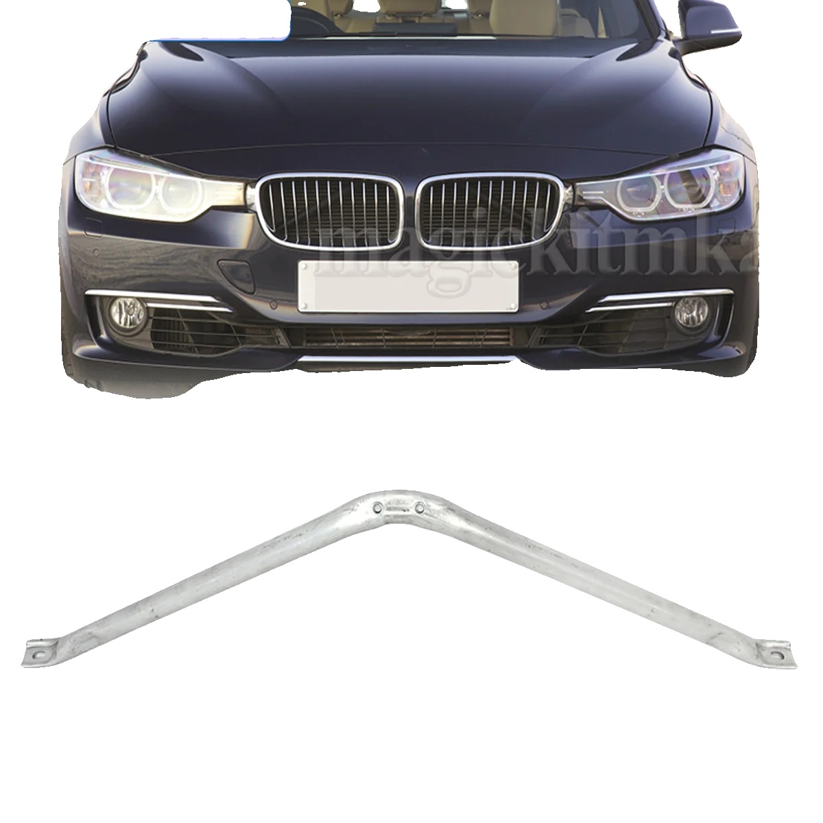 Stoßstangen-trägerschiene, Aluminiumlegierung, Kompatibel Mit Bmw, Passend Für Mittelklassefahrzeuge Der Serien F30 F34, Passend Für Coupé-serien F22
