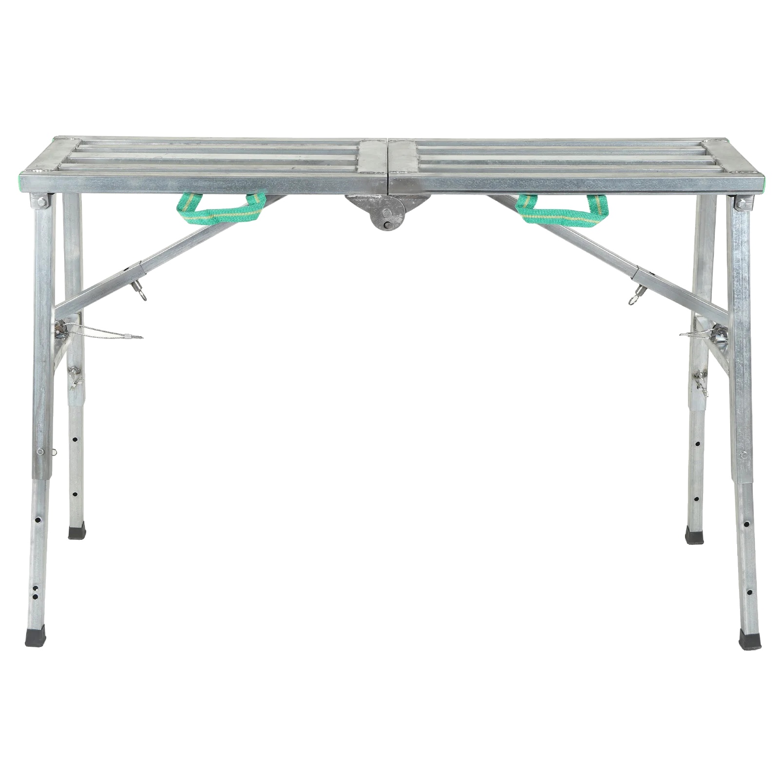 Faltgerüst, Höhenverstellbar, Aluminiumlegierung, Silber