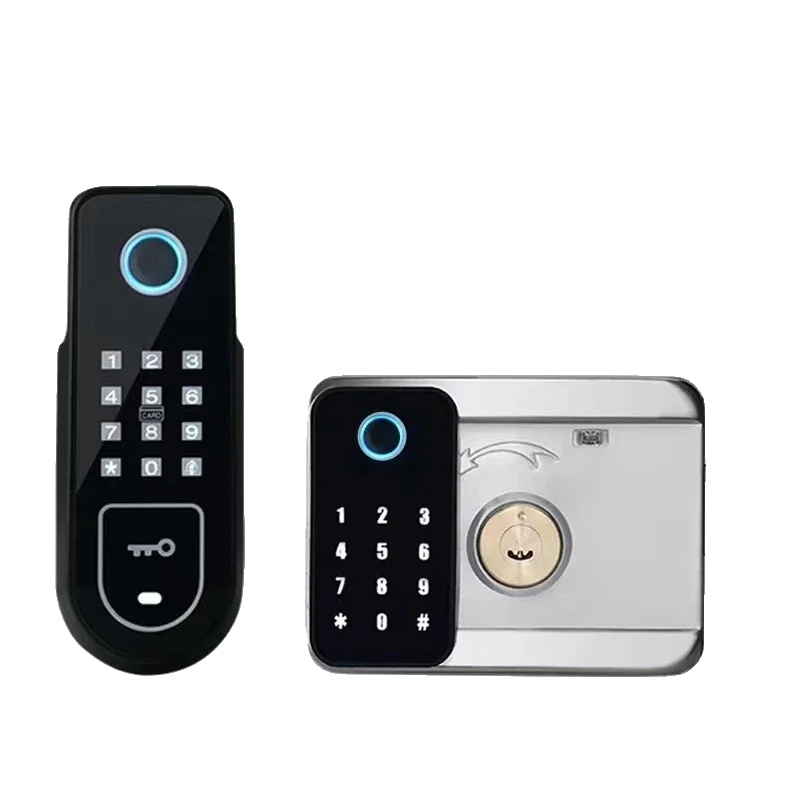 Smart Türschloss, Fingerabdruckzugang, Bluetooth-konnektivität, Doppel-fingerabdruck