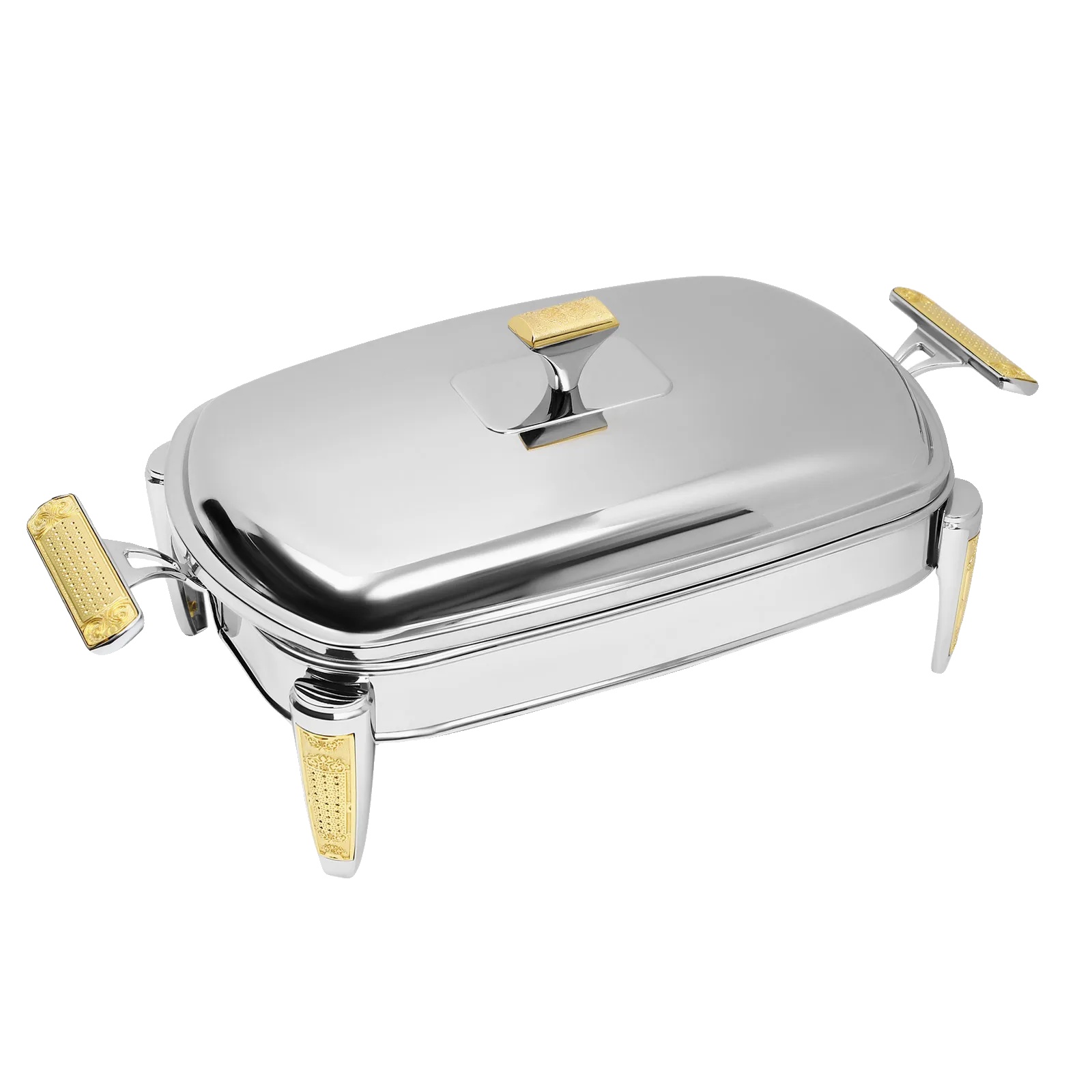 Chafing Dish, 2,2l Kapazität, Kerzenheizmethode, Silber