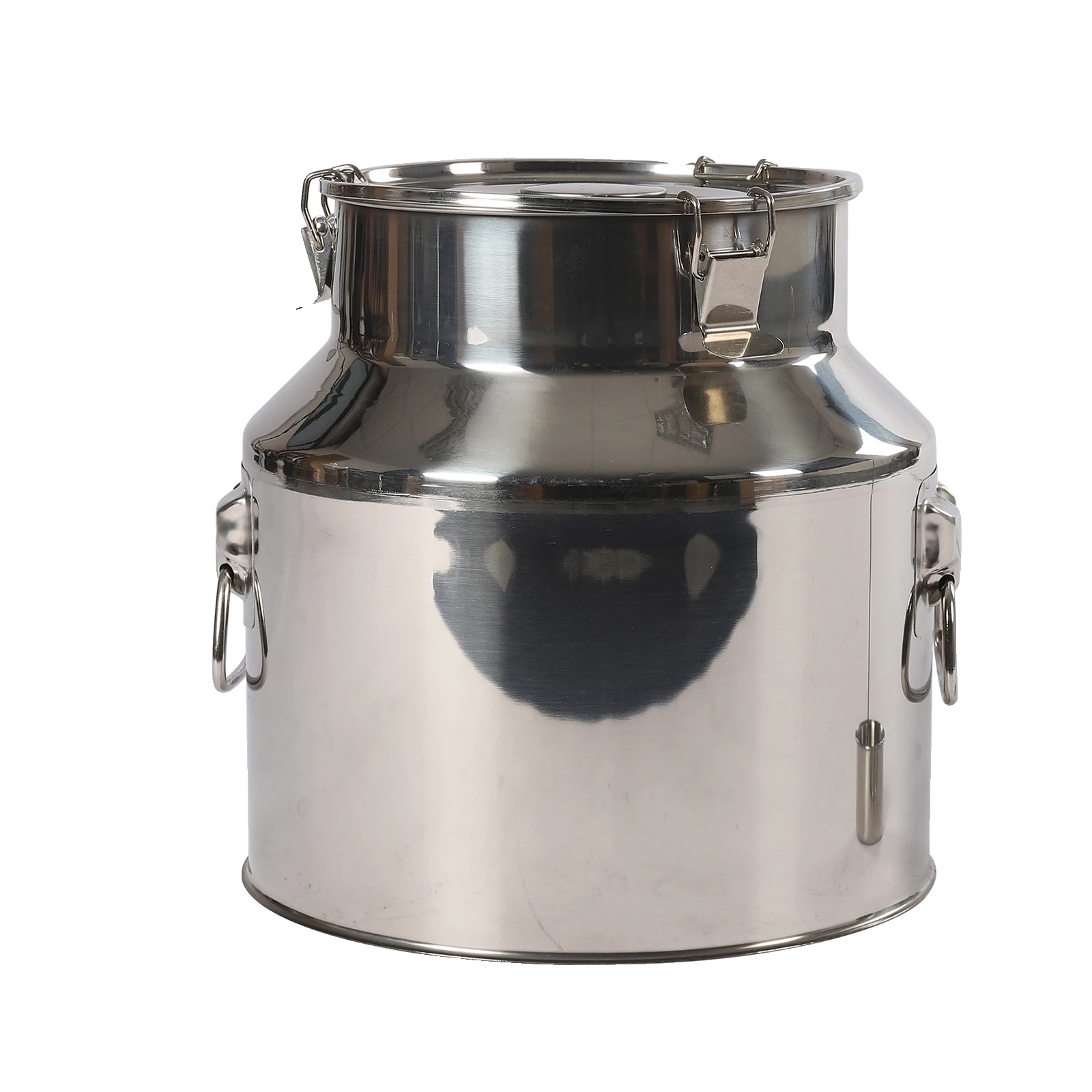 Luftdichter Milchkännchen, Edelstahl, Große Kapazität, Silber
