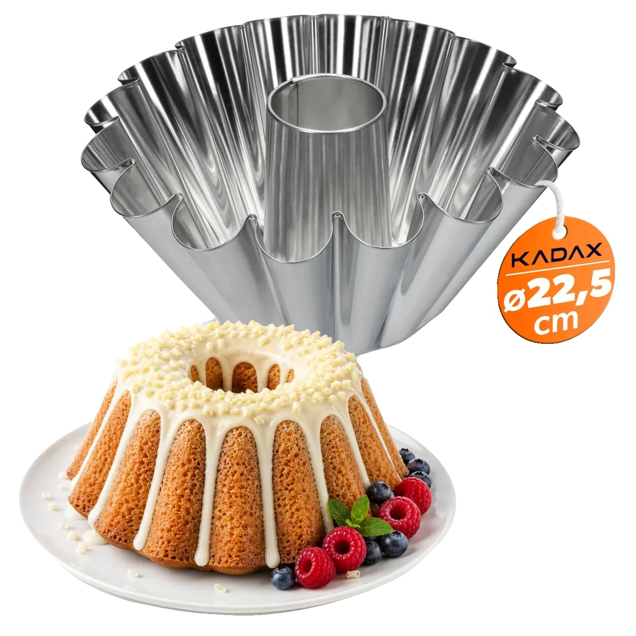 Form, Metallkonstruktion, Ideal Für Verschiedene Kuchen, Silber