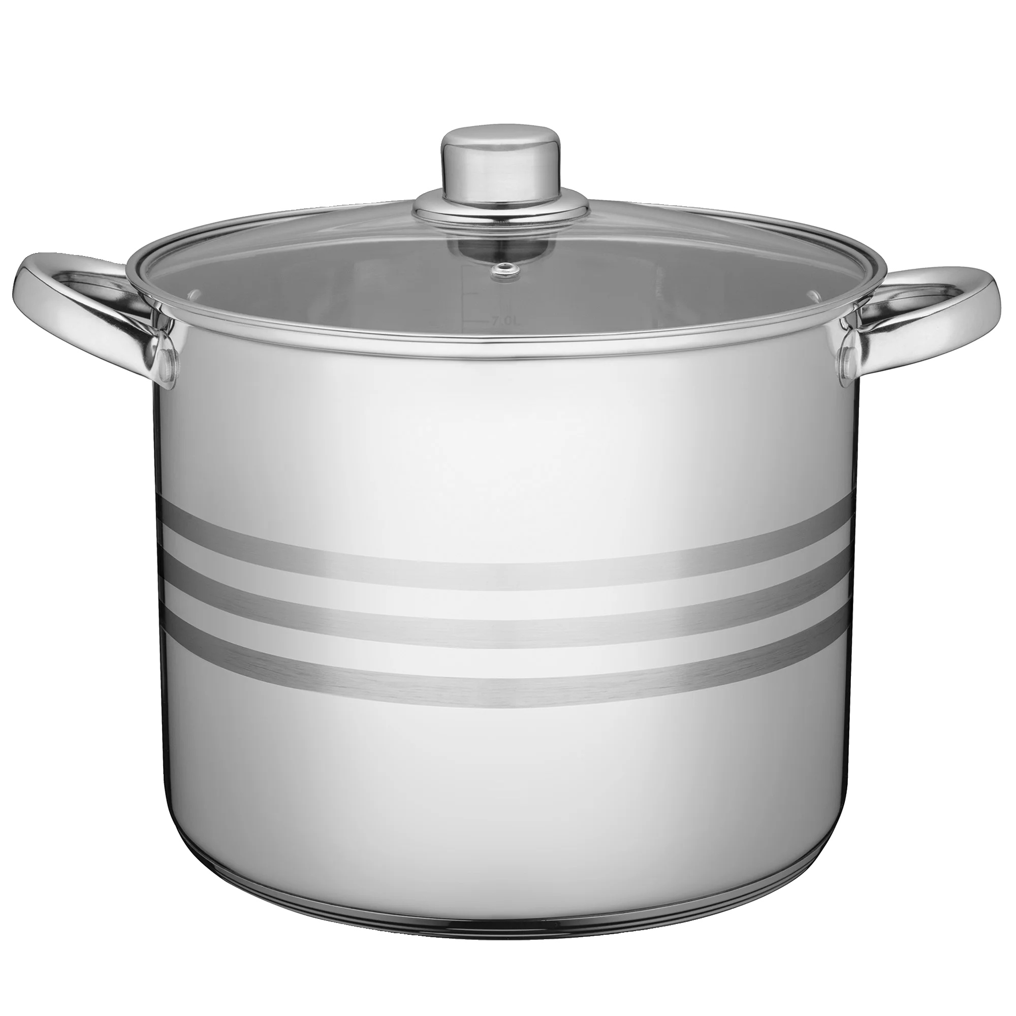 Kochtopf, Große Kapazität, Ergonomische Griffe, Silber