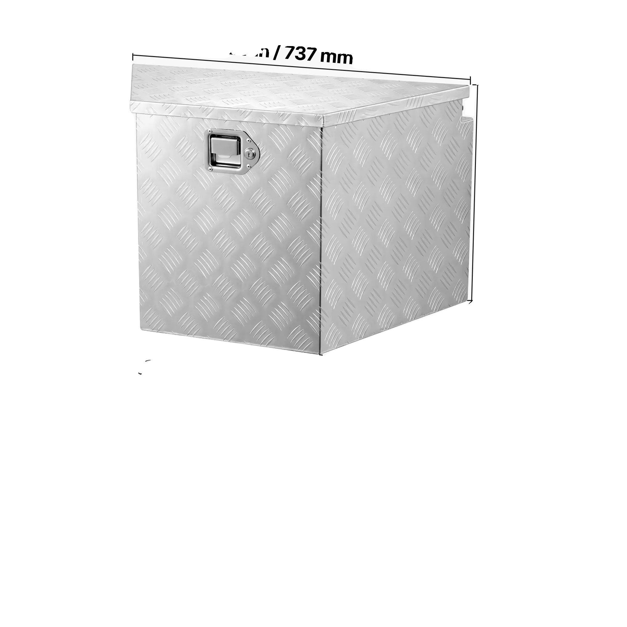 Trailer Zungenbox, Wetterfest, Robuste Aluminiumkonstruktion, 29x16.5x18in