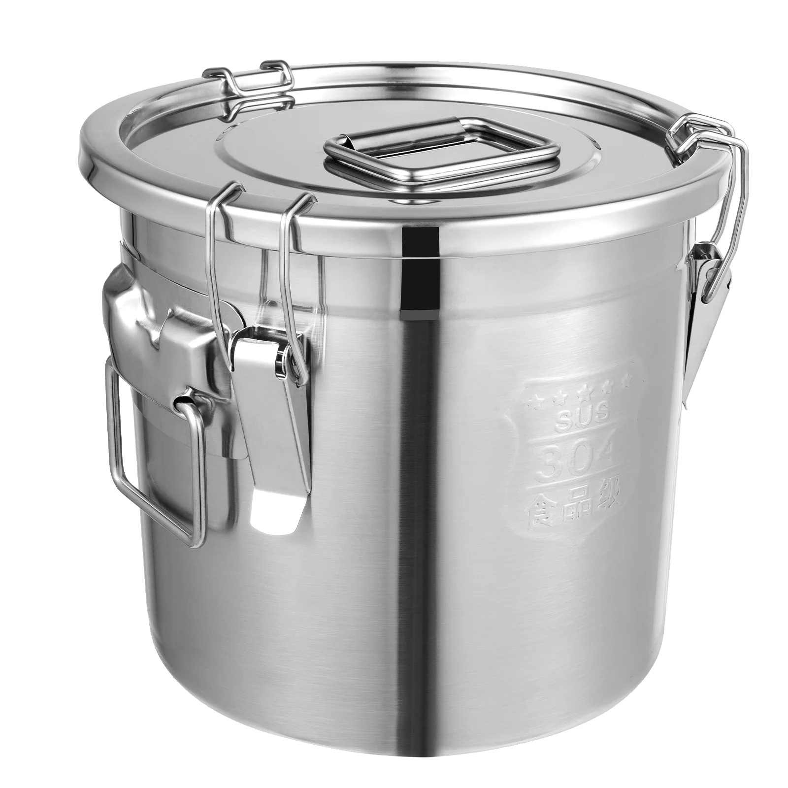 Lagerbehälter, Edelstahl, Große Kapazität, Silber