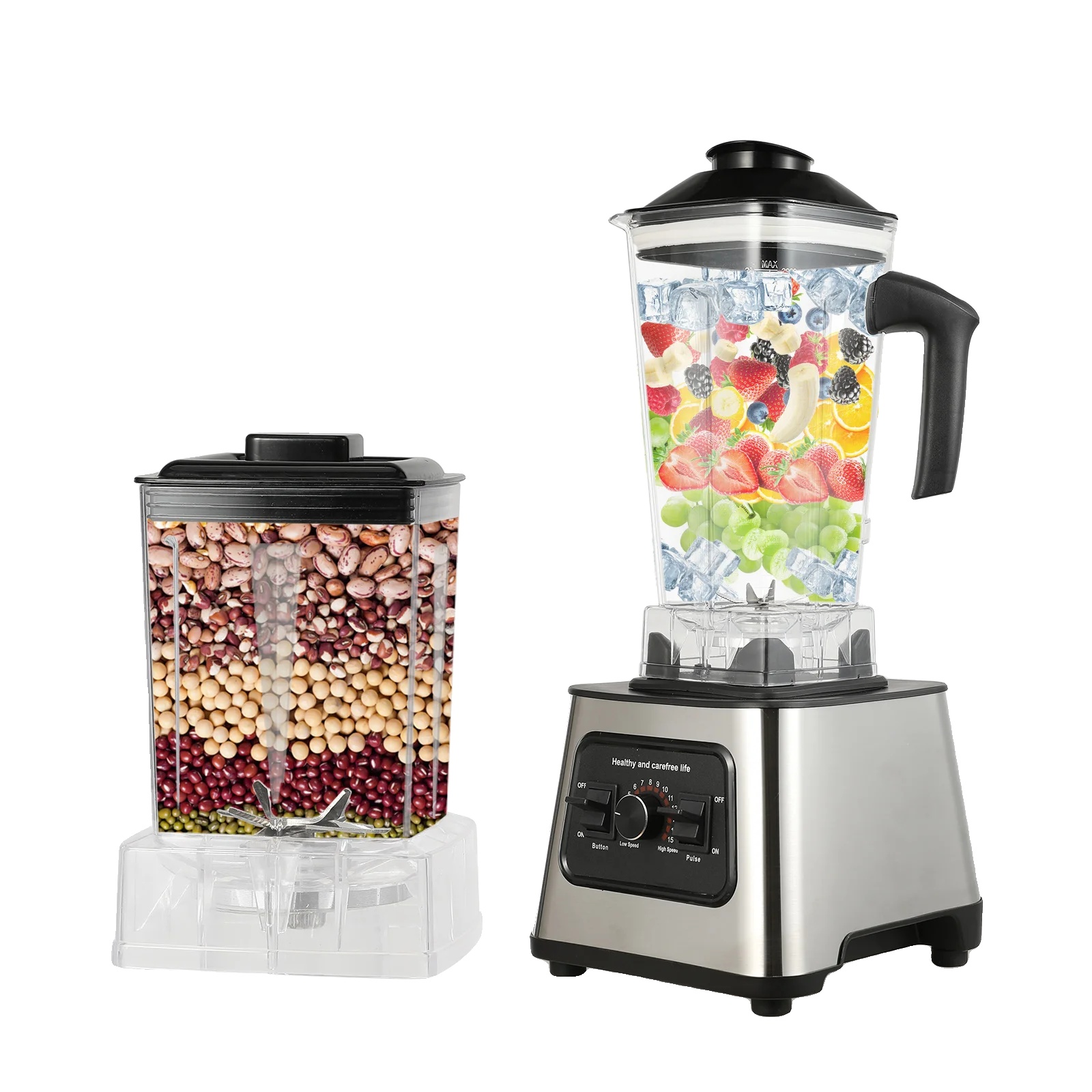 Professioneller Mixer, 6000w Leistung, 2,5l Kapazität, 2,5 L, Eu-stecker