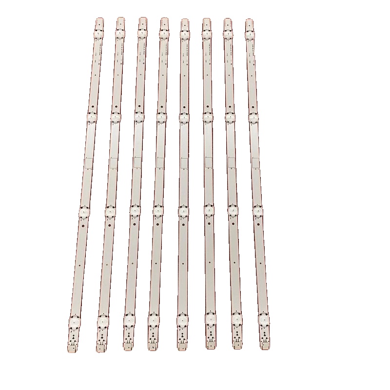 Led-hintergrundbeleuchtungsstreifen, Länge 495mm, 4 Leds Pro Streifen, 3v Spannung, Wiederverwendbar, Kompatibel Mit Grundig-modellen